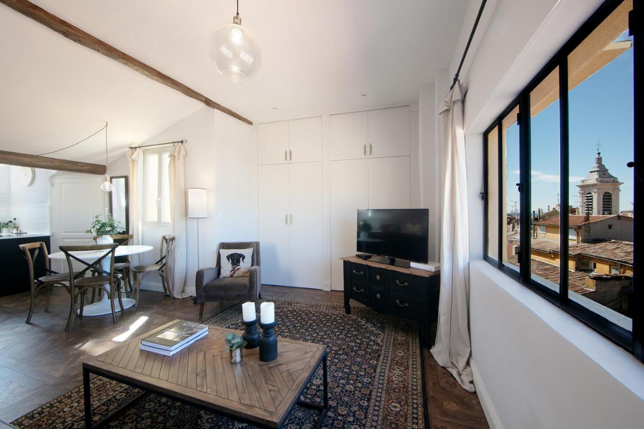 ニースCocoon Loft - Magnifique Loft Sous Toit, Refait A Neuf, Vues Splendides, Clim, Wifiアパートメント エクステリア 写真